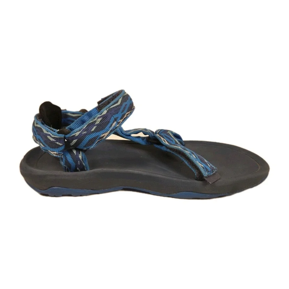 Teva Hurricane XLT2 Big Kids' Size 5 Womens 7 Blue Geometric Print Beach Walking